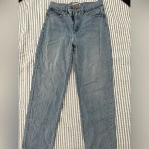Madewell straight Jean. Size 27